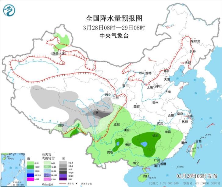 江南华南等部分地区大到暴雨 4月1日冷空气再携沙尘来袭
