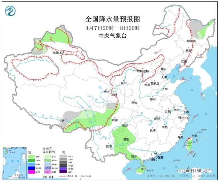 内蒙古华北等地有大风天气 黑龙江青海等地有降雪天气
