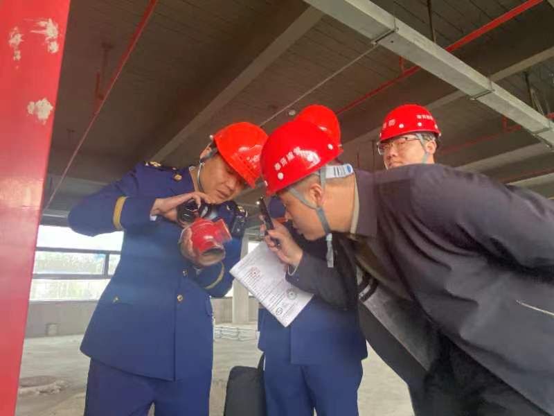 靠前服务，防备在先，消防部分展开在建工程消防产品质量专项查看