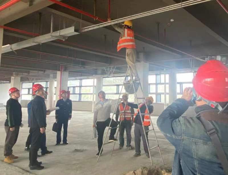 靠前服务，防备在先，消防部分展开在建工程消防产品质量专项查看