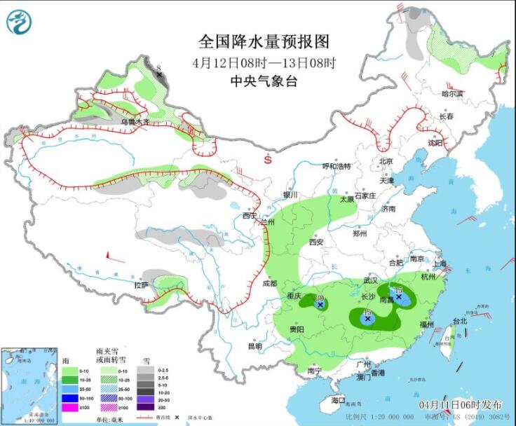 江苏上海等沙尘天气也来了 华南部分地区有明显降雨