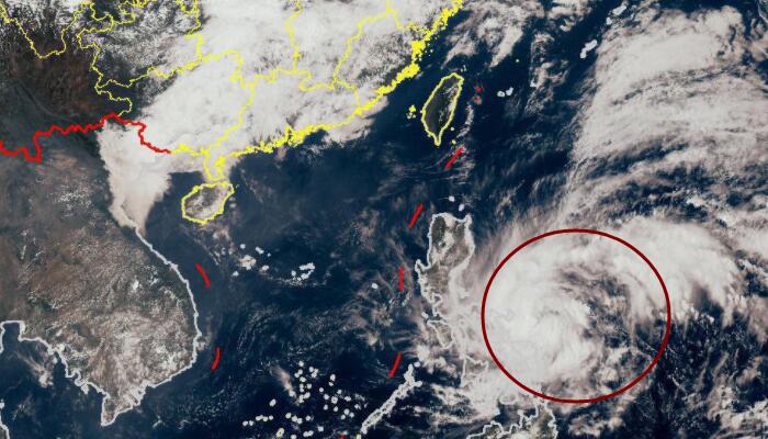 2023年1号台风珊瑚将生成高清卫星云图情况(持续更新)