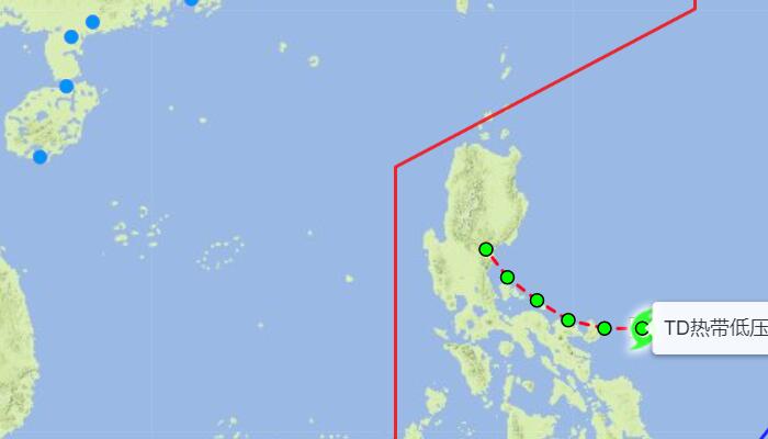 2023年第一号台风最新消息 “珊瑚”即将生成未来路径预测图