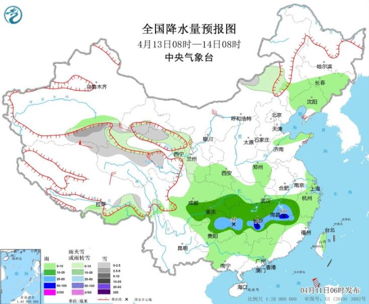 江苏上海等沙尘天气也来了 华南部分地区有明显降雨