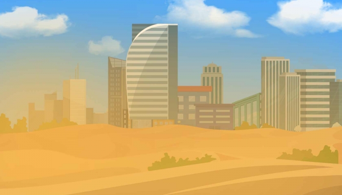 沙尘暴趁夜入京 口罩挡不住行人吃土