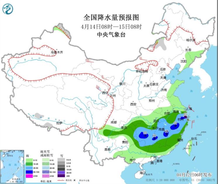 今沙尘仍能影响到江浙沪 南方又将迎一场明显降雨