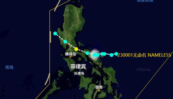 台风路径实时发布1号台风路径图 台风珊瑚未来路径走势图汇总