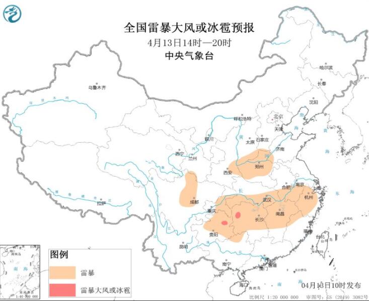南方强对流天气又来了 安徽湖北湖南重庆福建等要注意