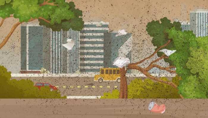 沙尘走了又被吹回来 北京沙尘仍是南下的“回锅沙”