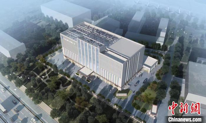 图为项目规划示意图。　民航青海空管分局 供图