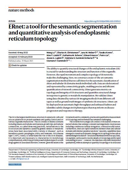 论文宣布于《Nature Methods》(IF47.99)