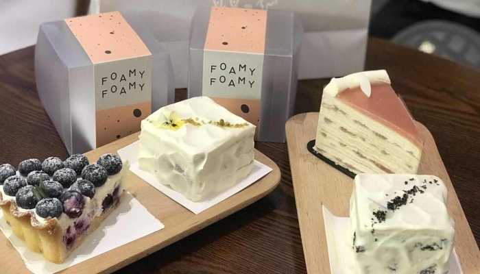 女子淄博买切糕2种口味称重仅6元 山东淄博太实在了