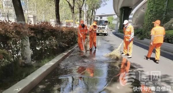 洁净温馨迎“五·一” 市北环卫要求精密作业再提高