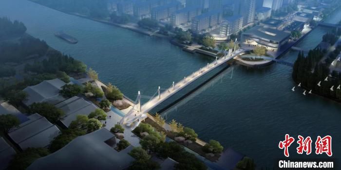 运河杭州上新：世界上单跨跨径最大反向芬克式桁架桥将露脸