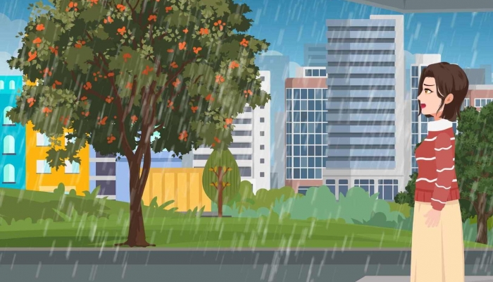 长沙今有大到暴雨天气 冷空气影响明天最高温降至21℃