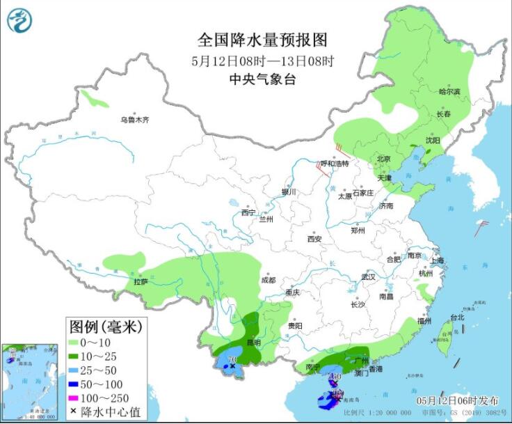 华南局部仍有暴雨或大暴雨 华北东北等强对流天气活跃