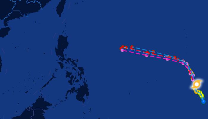 2号台风实时路径跟踪图 “玛娃”未来去向走势图分析