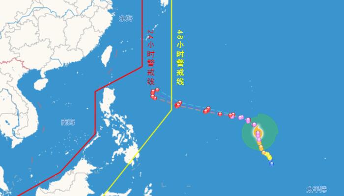 2023台风玛娃登陆地点最新预测：24日白天登陆或掠过美国关岛