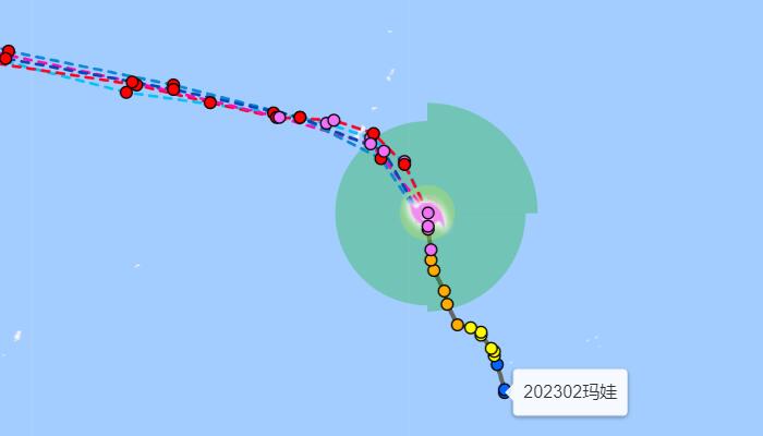 第2号台风最新消息台风路径实时发布 台风玛娃明日将登陆或掠过美国关岛