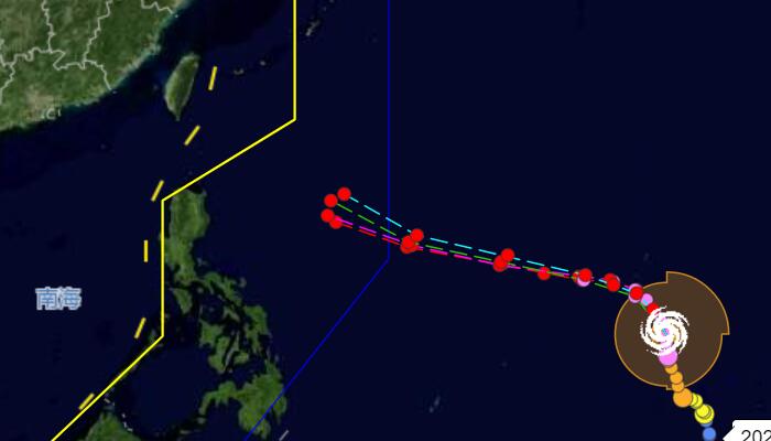 2号台风玛娃最新路线图 今日二号台风路径图实时查询