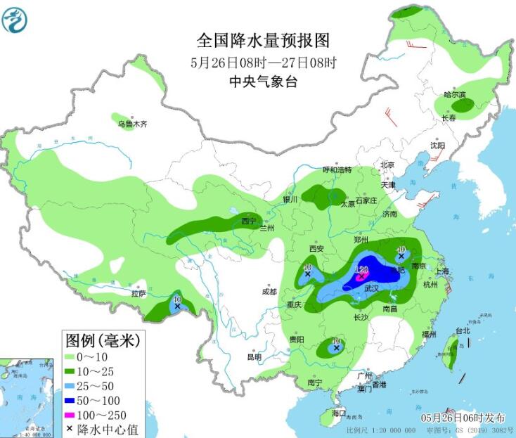 中央气象台发布暴雨蓝色预警：河南湖北安徽等暴雨大暴雨来袭