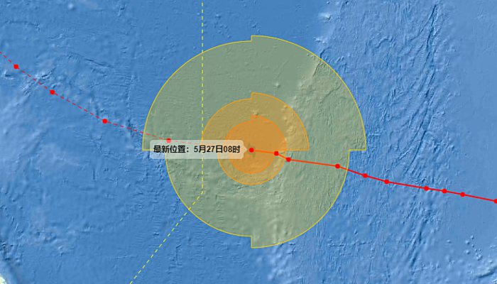 2023年2号台风纳沙现在位置在哪里 温州台风网2号台风路径实时发布系统